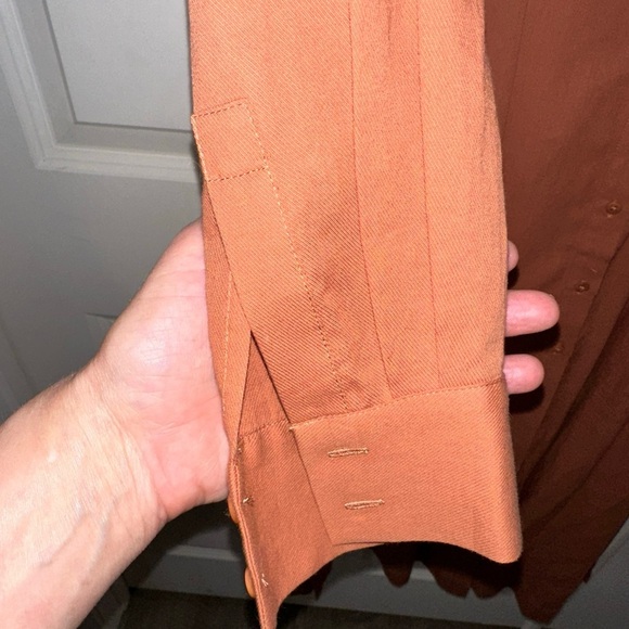 Intermix Beach Club Button Front, belted Maxi dress size L NWT - Picture 6 of 6